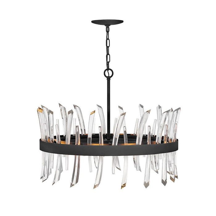 Fredrick Ramond Revel 8 Light Chandelier, Black - FR30904BLK