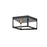 Fredrick Ramond Onyx Small LED Flush Mount, Black - FR31031BLK