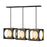 Fredrick Ramond Vega 3 Light Chandelier, Anvil Black - FR33005ABK