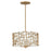 Fredrick Ramond Farrah 4 Light Chandelier, Burnished Gold - FR33103BNG