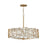 Fredrick Ramond Farrah 6 Light Chandelier, Burnished Gold - FR33104BNG