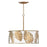 Fredrick Ramond Botanica 5 Light Chandelier, Burnished Gold - FR35105BNG