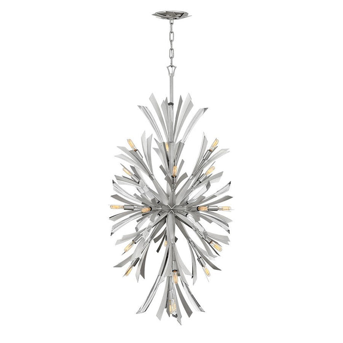 Fredrick Ramond Vida 19 Light Chandelier, Glacial - FR40907GG