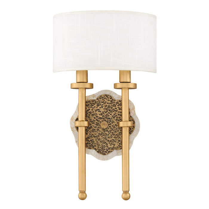 Fredrick Ramond Alba 2 Light Interior Wall Mount, Cleopatra Gold - FR41102CLG