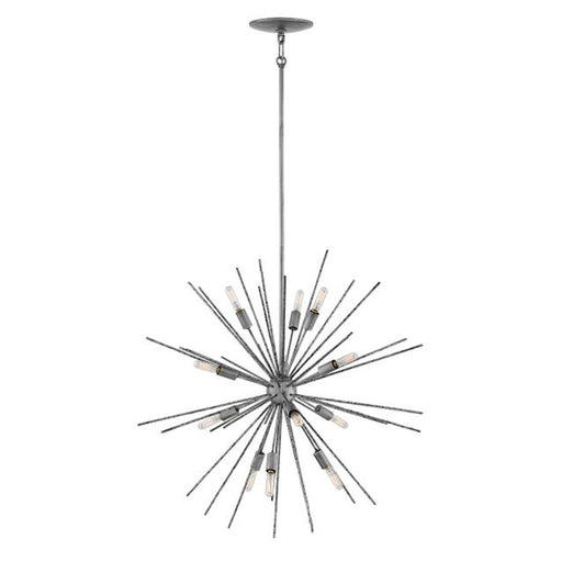 Fredrick Ramond Tryst 12 Light Chandelier, Burnished Nickel - FR43015BNN