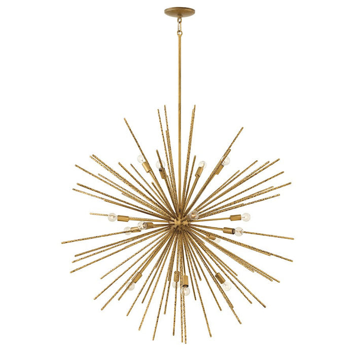 Fredrick Ramond Tryst 16 Light Chandelier, Burnished Gold - FR43016BNG