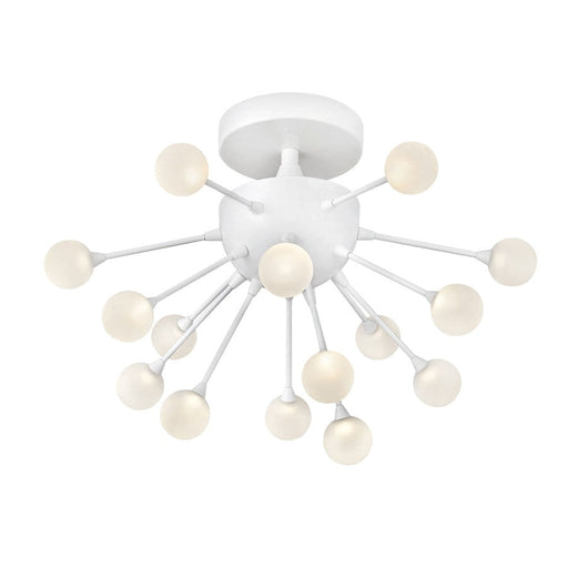 Fredrick Ramond Impulse 15 Light Ceiling Semi-flush Mount, Cloud - FR44411CLD