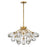 Fredrick Ramond Elise 19 Light LG Conv Pendant, Brass/Crystal - FR46956HBR