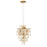 Fredrick Ramond Petra 4 Light Chandelier, Luster Gold - FR47884LGD