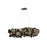 Fredrick Ramond Delfina 6 Lt Chandelier, Matte Bronze - FR48605MMB