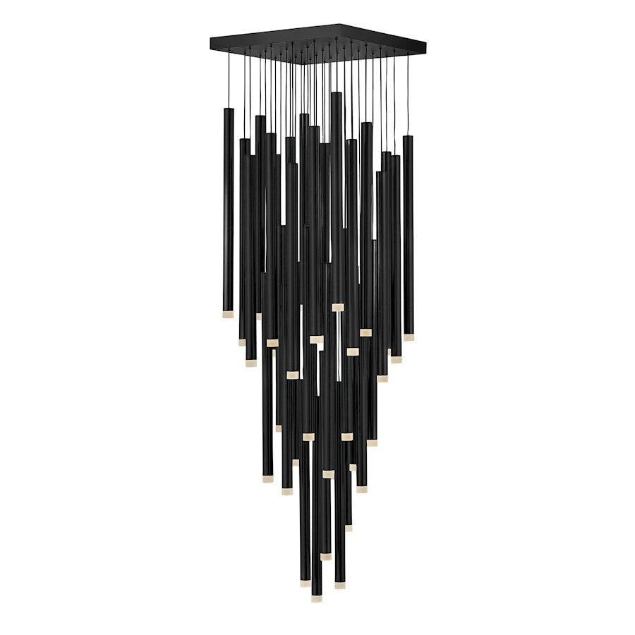 Fredrick Ramond Harmony 36 Light Chandelier, Black - FR49908BLK