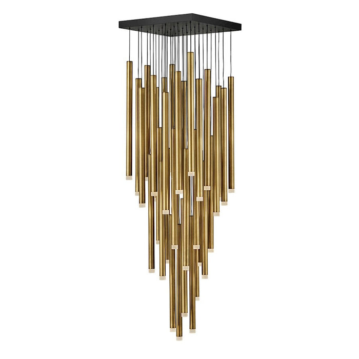 Fredrick Ramond Harmony 36 Light Chandelier, Heritage Brass - FR49908HBR