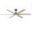 Fanimation Brawn 64" Ceiling Fan/LED CCT Light Kit, Brass Opal/Oak - FPD6605AGP