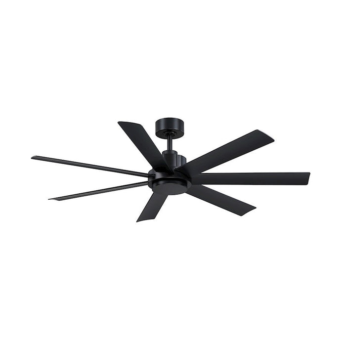 Fanimation Pendry 56" Ceiling Fan, Black Opal Frosted/Black - FPD6865BLW