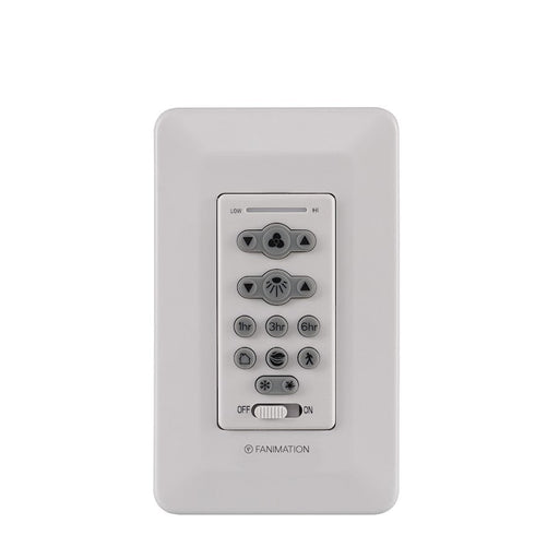 Fanimation Six Speed DC Motor Wall Control Reversing, White - TW206