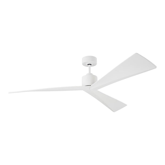 Monte Carlo Fan Company Adler 60" Indoor Ceiling Fan, Matte White - 3ADR60RZW