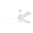 Monte Carlo Fan Company Alba 60" Indoor Ceiling Fan, Matte White - 3ALBR60RZWD