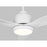 Visual Comfort Fan Avila Coastal 54" Ceiling Fan, White/Opal