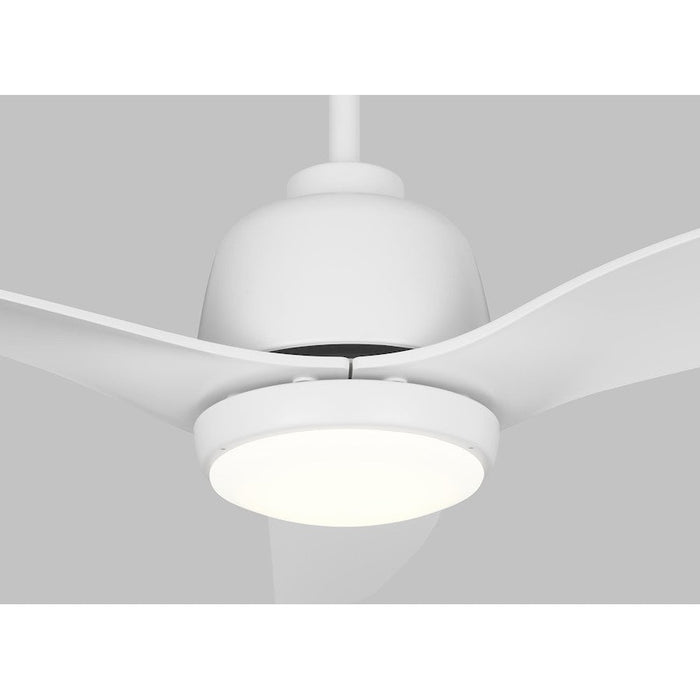 Visual Comfort Fan Avila Coastal 54" Ceiling Fan, White/Opal