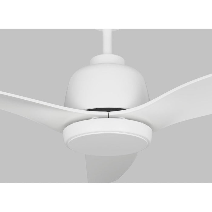 Visual Comfort Fan Avila Coastal 54" Ceiling Fan, White/Opal