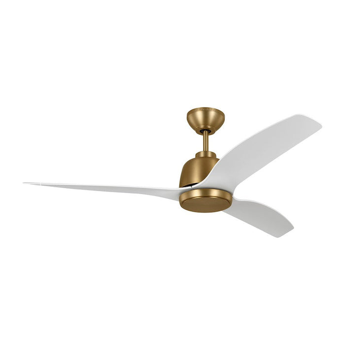 Visual Comfort Fan Avila 54" LED Ceiling Fan, Brass/White