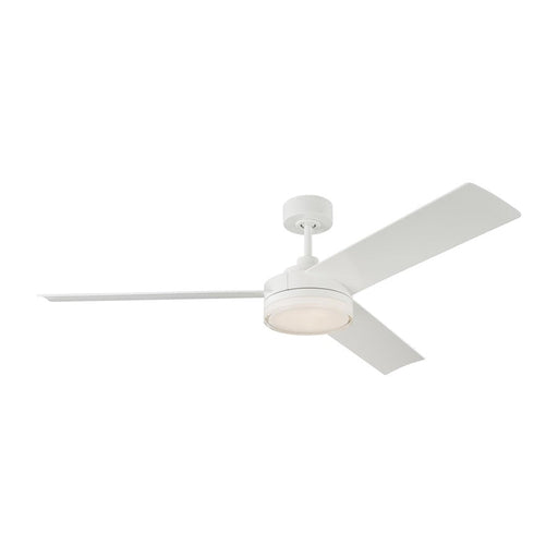 Monte Carlo Fan Company Cirque Indoor Ceiling Fan, Matte White - 3CQR56RZWD