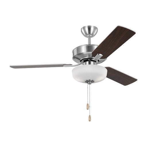 Monte Carlo Fan Company Linden 48 LED Ceiling Fan, Brushed Steel - 3LD48BSD