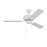 Monte Carlo Fan Company Linden 48 Ceiling Fan, Matte White - 3LD48RZW