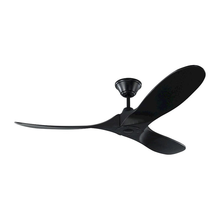 Monte Carlo Fan Company Maverick II Ceiling Fan, Matte Black - 3MAVR52BKBK