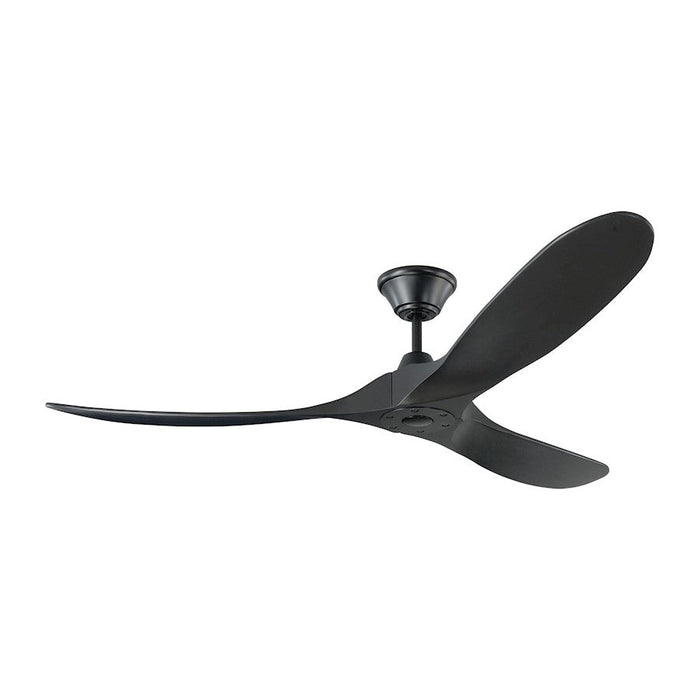 Monte Carlo Fan Company Maverick Indoor Ceiling Fan, Matte Black - 3MAVR60BKBK