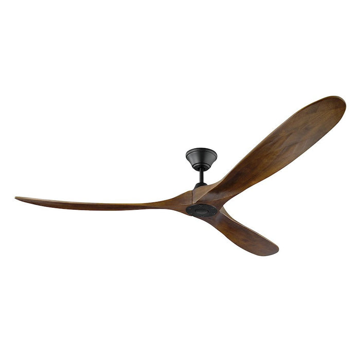 Monte Carlo Fan Company Maverick Max Ceiling Fan, Black/Walnut - 3MAVR70BK