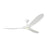 Monte Carlo Fan Company Maverick Max LED Ceiling Fan, Matte White - 3MAVR70RZWD