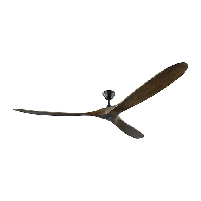 Monte Carlo Fan Company Maverick Super Max Ceiling Fan, Black/Walnut - 3MAVR88BK