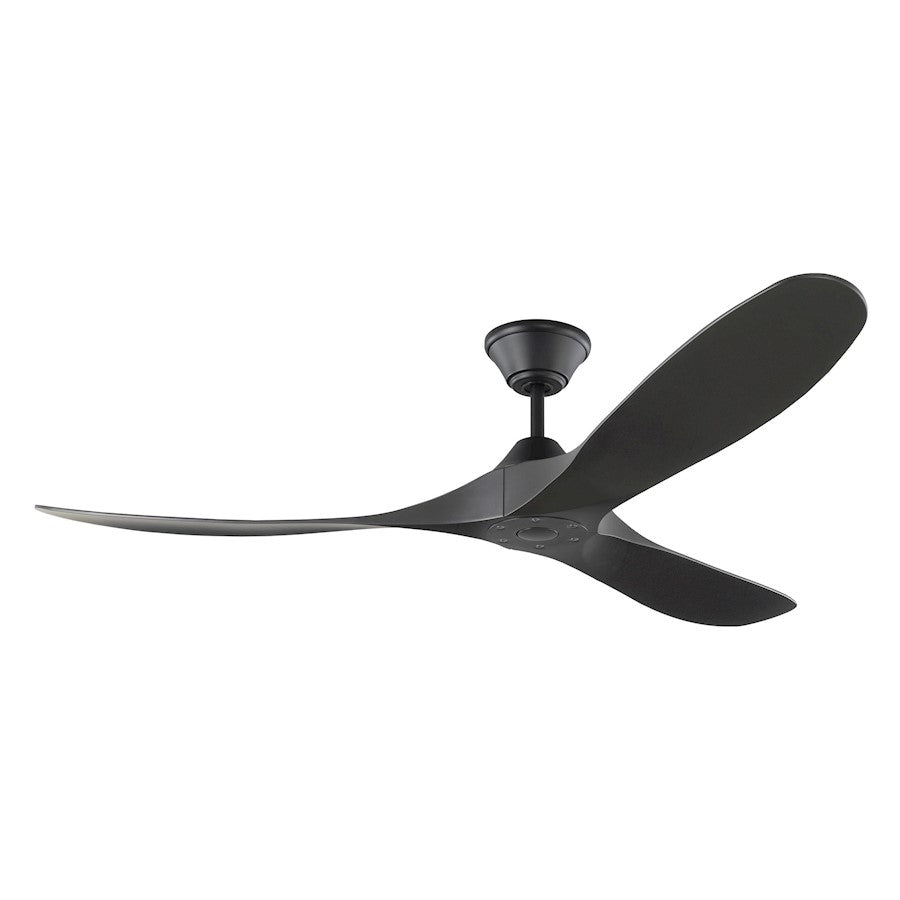 Monte Carlo Fan Co. Maverick Coastal Outdoor Ceiling Fan, Black - 3MGMR60MBKMBK