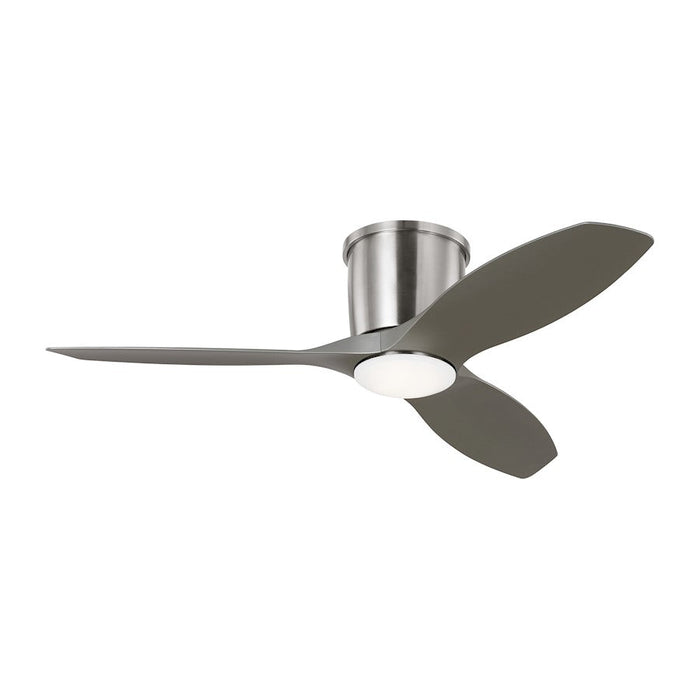 Monte Carlo Fan Titus 44 Hugger LED Ceiling Fan, Steel/Frosted - 3TTHR44BSD