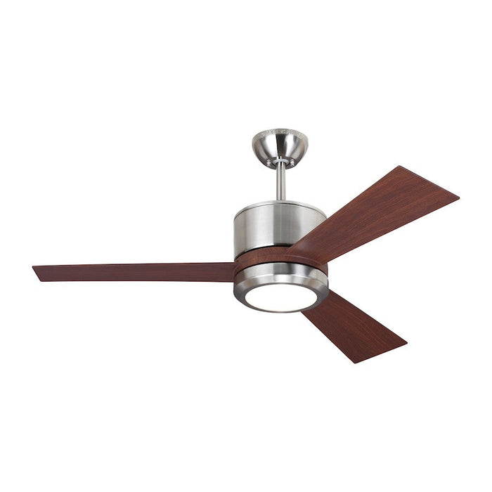 Monte Carlo Fan Company Vision II Ceiling Fan, Steel/Teak ABS - 3VNR42BSD-V1