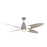 Monte Carlo Fan Company Butterfly Ceiling Fan, Brushed Steel - 4BFR54BSD-V1