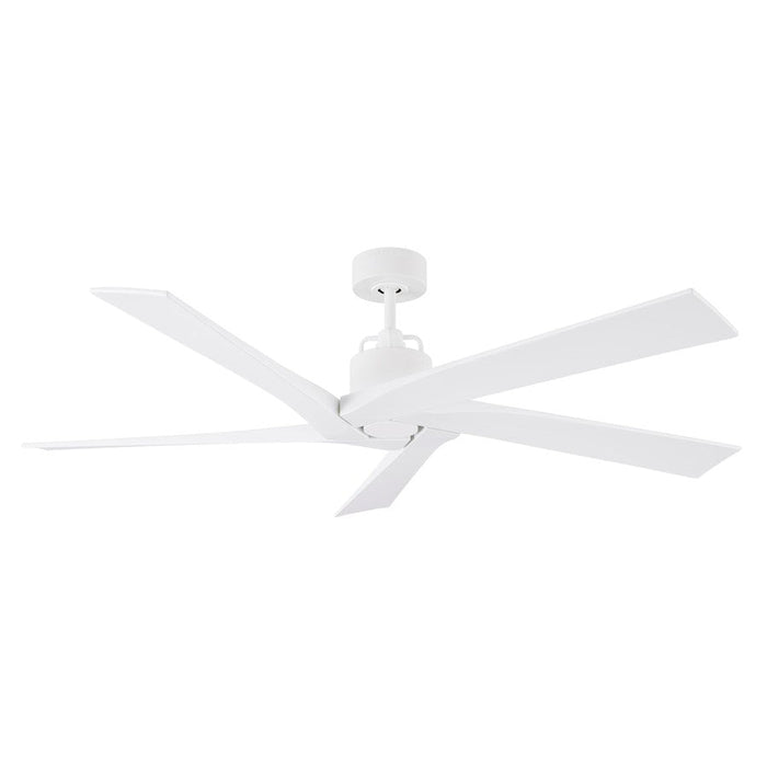 Monte Carlo Fan Company Aspen 56" Indoor Ceiling Fan, Matte White - 5ASPR56RZW