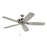 Monte Carlo Fan Company Colony Super Max Ceiling Fan, Brushed Steel - 5CSM60BS