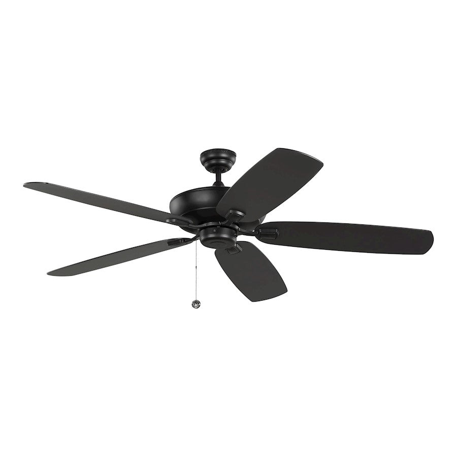 Monte Carlo Fan Company Colony Max 60" Ceiling Fan, Black - 5CSM60MBK