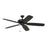 Monte Carlo Fan Company Colony Super Max Ceiling Fan, Midnight Black - 5CSM60MBK