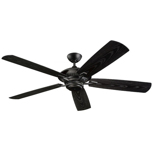 Monte Carlo Fan Company Cyclone Outdoor Ceiling Fan, Matte Black - 5CY60BK