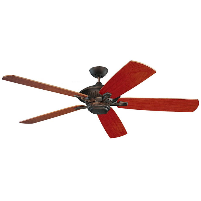 Monte Carlo Fan Company Cyclone Outdoor Ceiling Fan, Roman Bronze - 5CY60RB