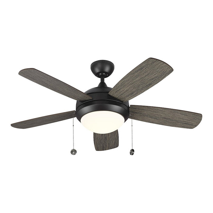 Monte Carlo Fan Co. Discus Classic II Ceiling Fan, Pewter/Opal - 5DIC44AGPD-V1