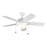 Monte Carlo Fan Company Discus Classic II Ceiling Fan, White/Opal - 5DIC44WHD-V1