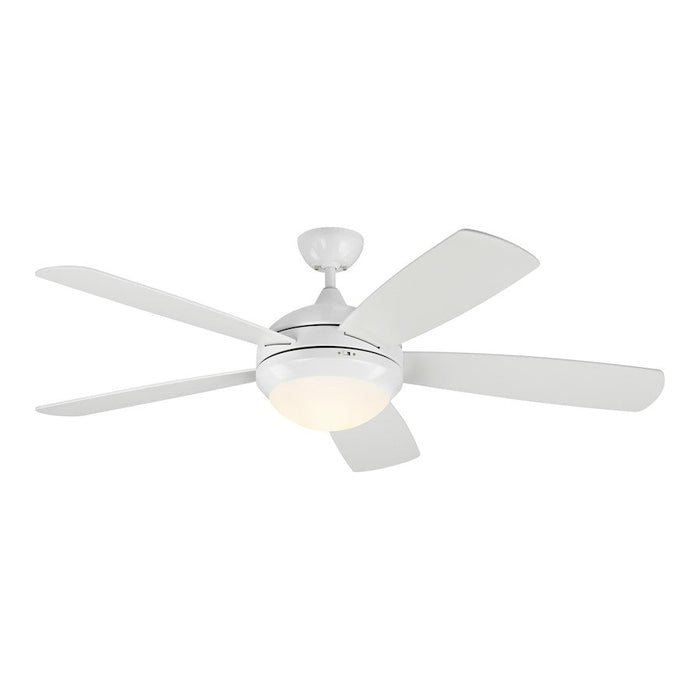 Monte Carlo Fan Company Discus Smart 52", LED Ceiling Fan, White - 5DISM52RZWD