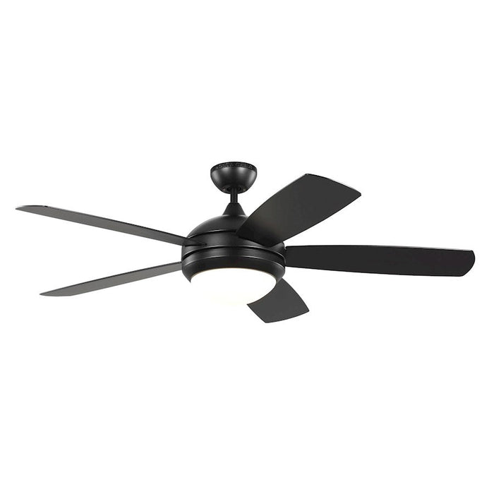 Monte Carlo Fan Company Discus Outdoor Ceiling Fan, Matte Black - 5DIW52BKD