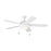 Monte Carlo Fan Company Discus Outdoor Ceiling Fan, White - 5DIW52WHD