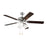 Monte Carlo Fan Linden 52 LED 3 Ceiling Fan, Steel/Frosted White - 5LD52BSF