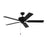 Monte Carlo Fan Company Linden 52 Ceiling Fan, Midnight Black - 5LD52MBK